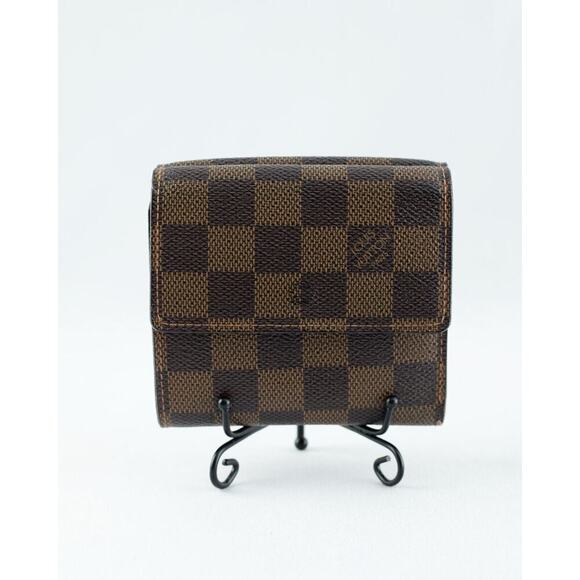 Louis Vuitton Damier Ebene Elise Wallet SP0075 - Picture 1 of 11